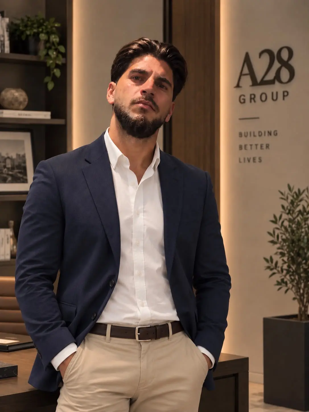Portrait of Saúl Ortiz Belgoff, CEO of A28 Group