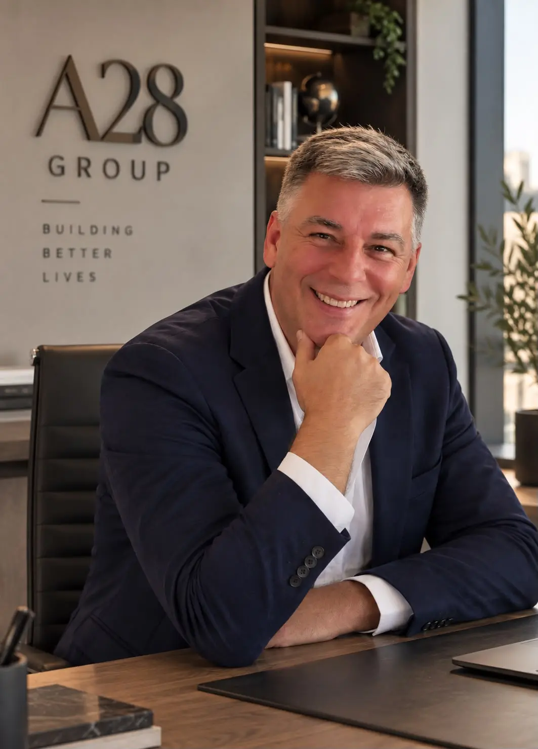 Portrait of Val Kela, CFO of A28 Group